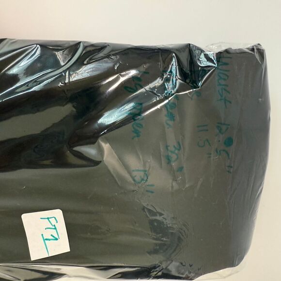 Flying Tomato Black Flare Denim Pants with Rhinestone Polka Dot Tie Belt Ml - Picture 8 of 8